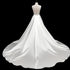 Satin Detachable Skirt Wedding Removable Train Bridal Overskirt